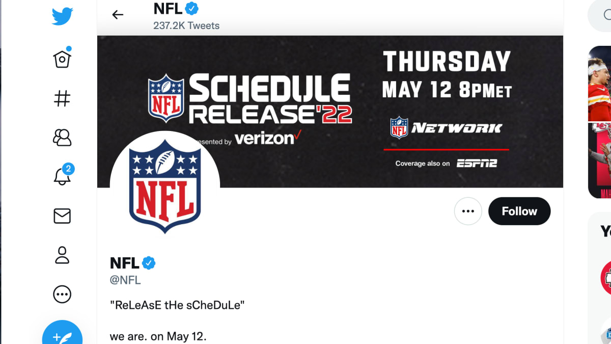 NFL Schedule Release ZuezZanang