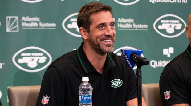 Aaron Rodgers Has an Amusing Response to Zach Wilson’s Viral Quote