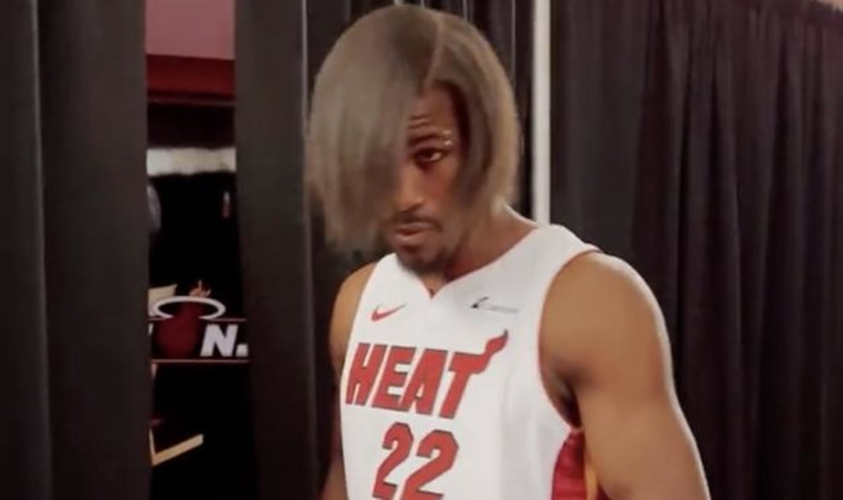 Jimmy Butlers New Look At Miami Heat S Media Day Was Once Again Loved