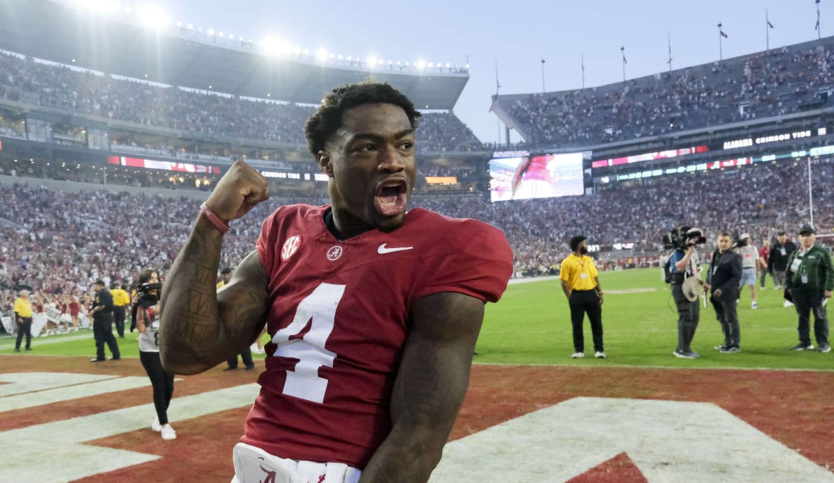 Alabamas Jalen Milroe Cracked Up At Nick Sabans Cigar Comment After