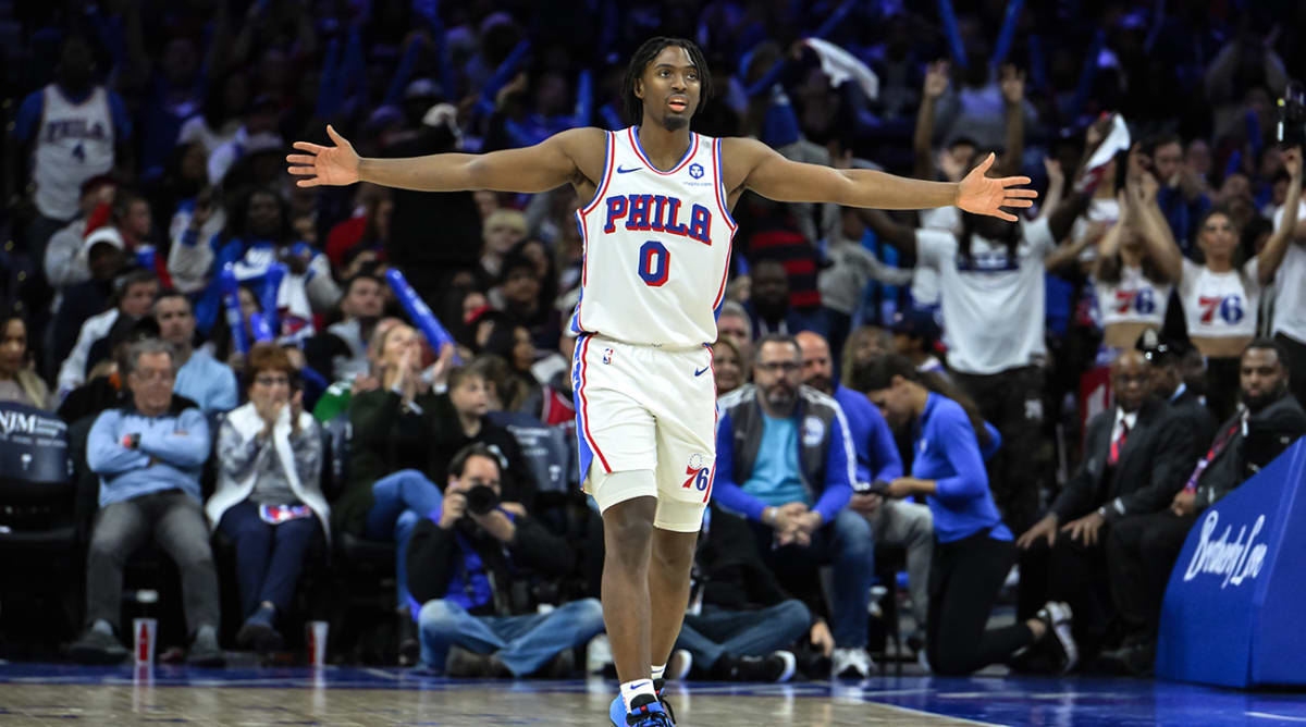 Ers Tyrese Maxey Dedicates First Ever Level Recreation To Kelly Oubre