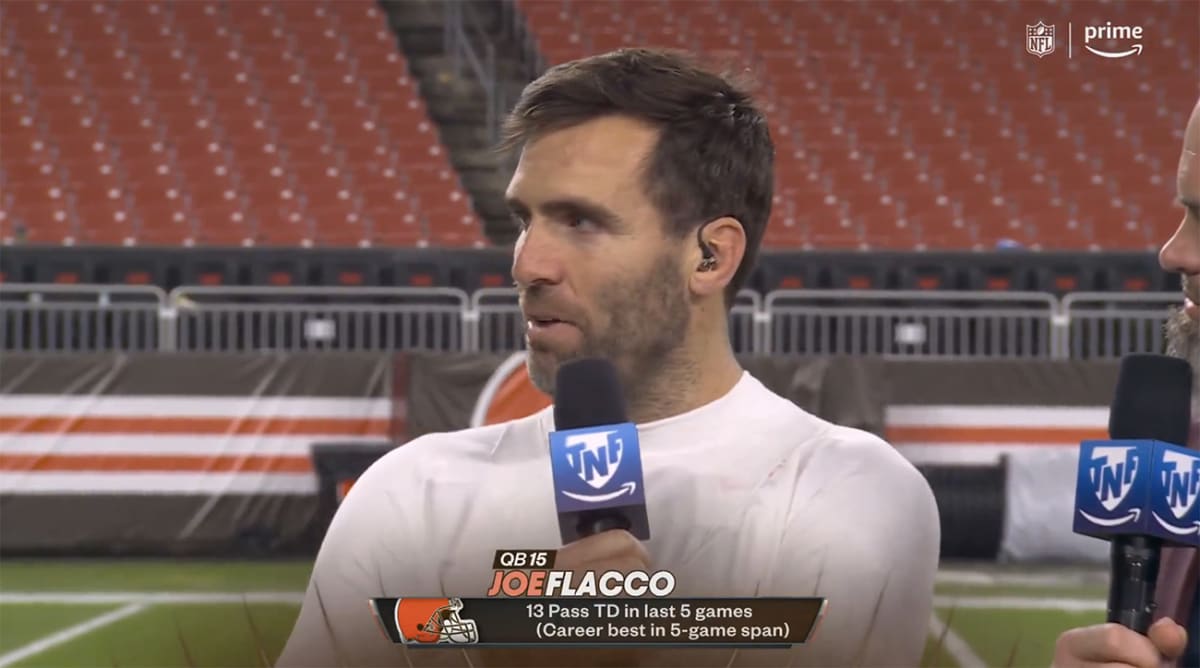 Joe Flacco Explained Nearly Falling Asleep On Browns Sideline With