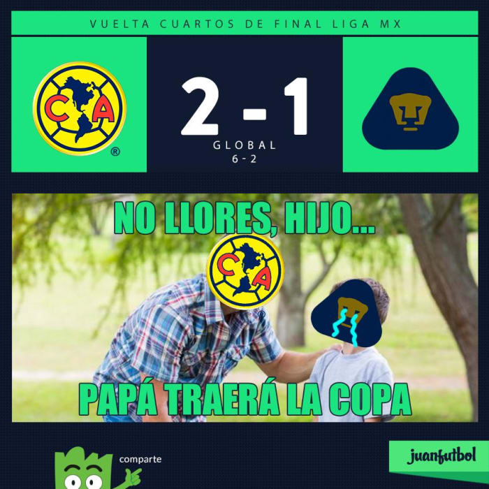 A REÍR Los mejores MEMES de la eliminación de Pumas frente a