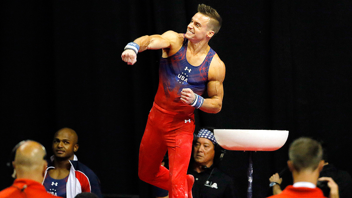 U S Olympic Mens Gymnastics Trials Sam Mikulak Leads Sports