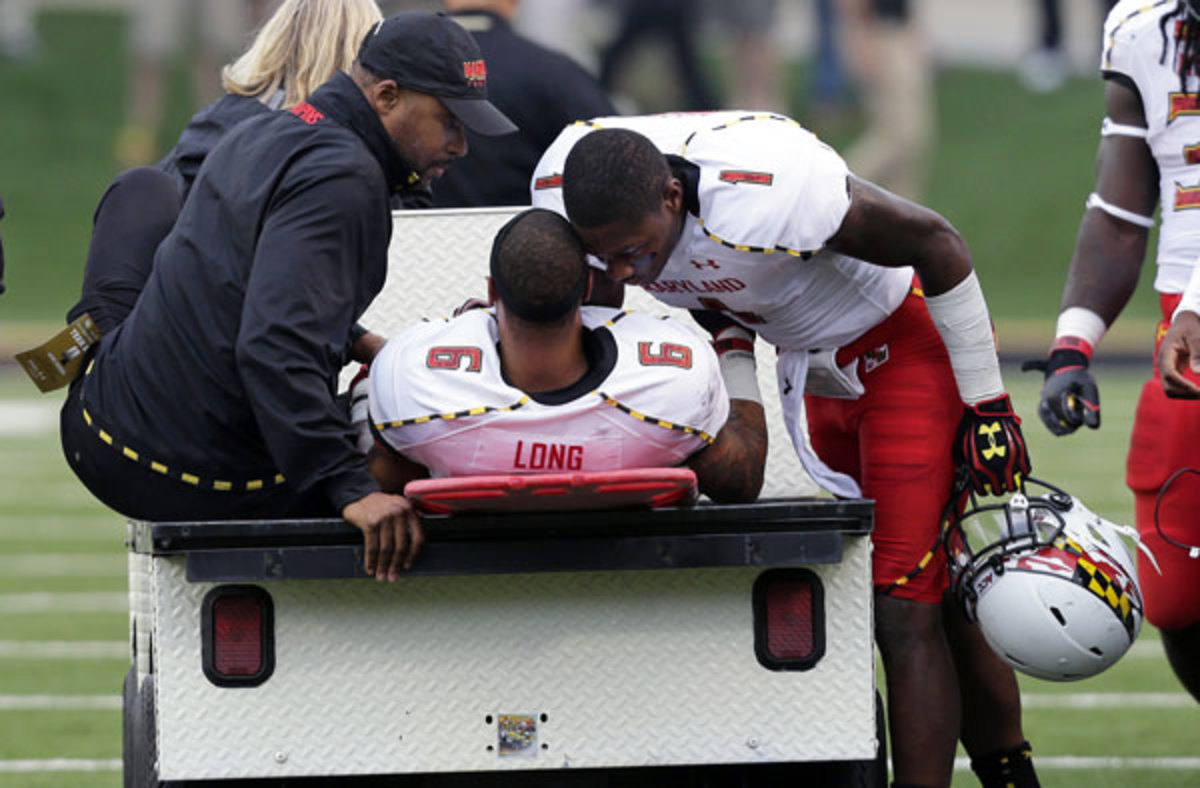 Maryland Receivers Stefon Diggs Deon Long Out For Season With Leg