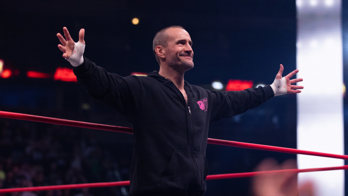 Aew Collision Cm Punk Returns With Fiery Promo Video Sports