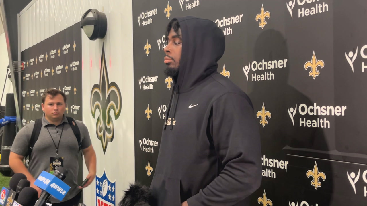 Carl Granderson Interview Saints Training Camp Day Sports