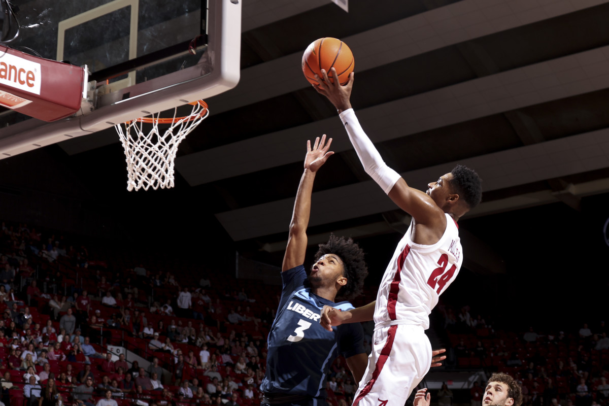 No 20 Alabama Basketball Thrashes Liberty 95 59 Sports Illustrated