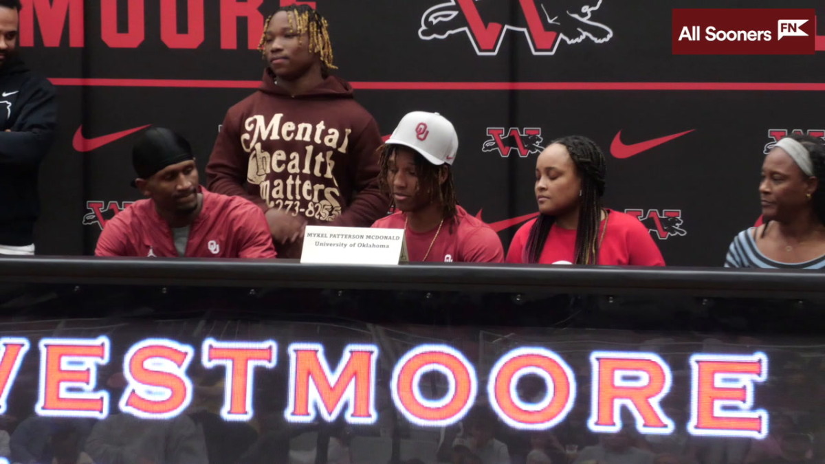 Watch Star Db Mykel Patterson Mcdonald Signs With Oklahoma