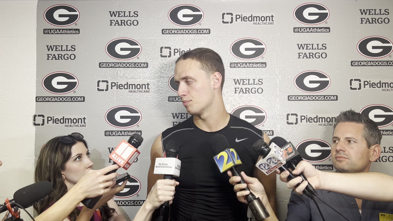 Georgia Football Quarterback Carson Beck Talks About His Performance