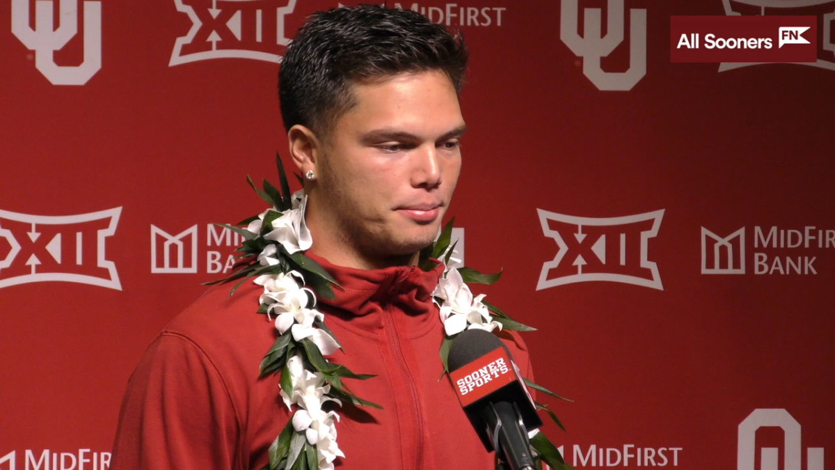 WATCH Oklahoma QB Dillon Gabriel Postgame Interview Sports