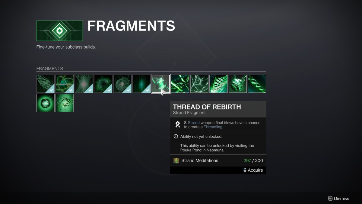 Destiny Lightfall Best Strand Builds Unlocking Strand Fragments