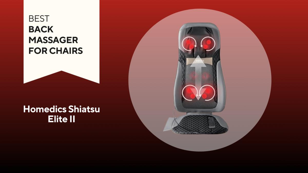 The Homedics Shiatsu Elite II back massager