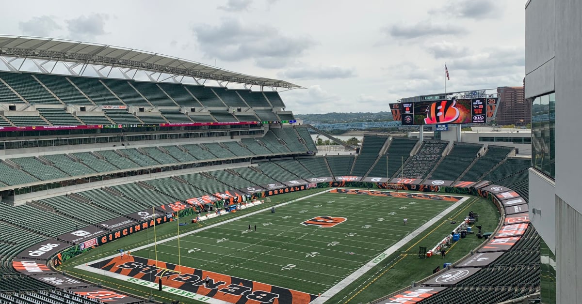 Paul Brown Stadium. Home of the Cincinnati Bengals NFL team Stock