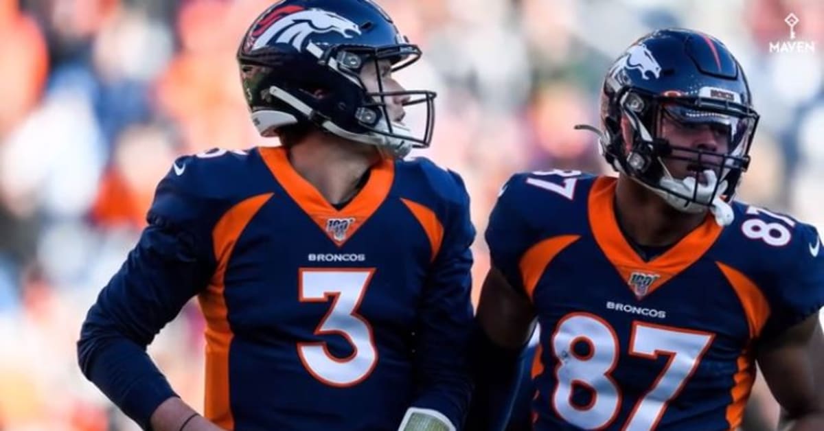 Former Broncos duo Drew Lock and Noah Fant connect on Monday Night