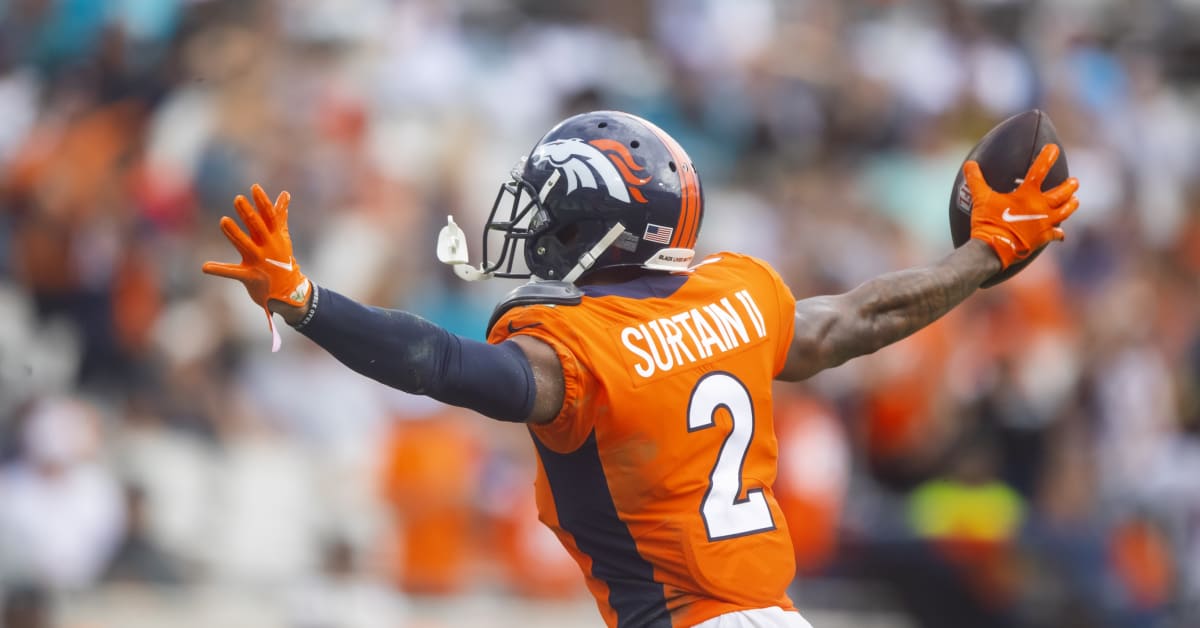 Broncos rookie Pat Surtain II shares moment with father after first  pick-six, Broncos