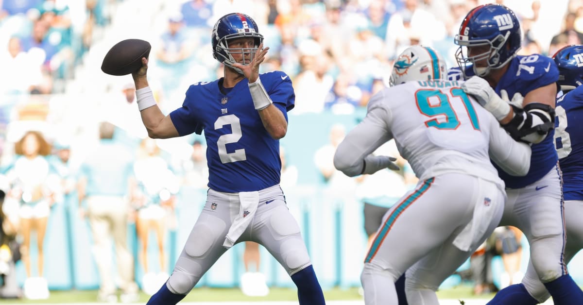 Report: Mike Glennon will start at QB for New York Giants in Week 17