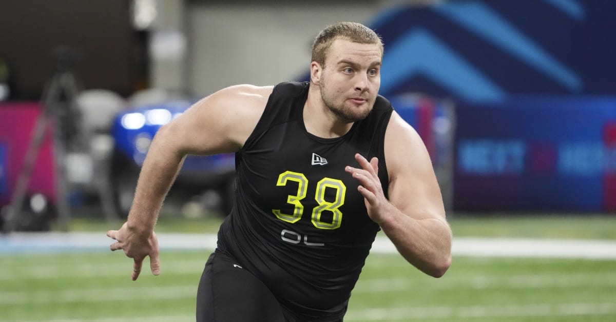 Offensive lineman Kellen Diesch runs official 4.89-second 40-yard