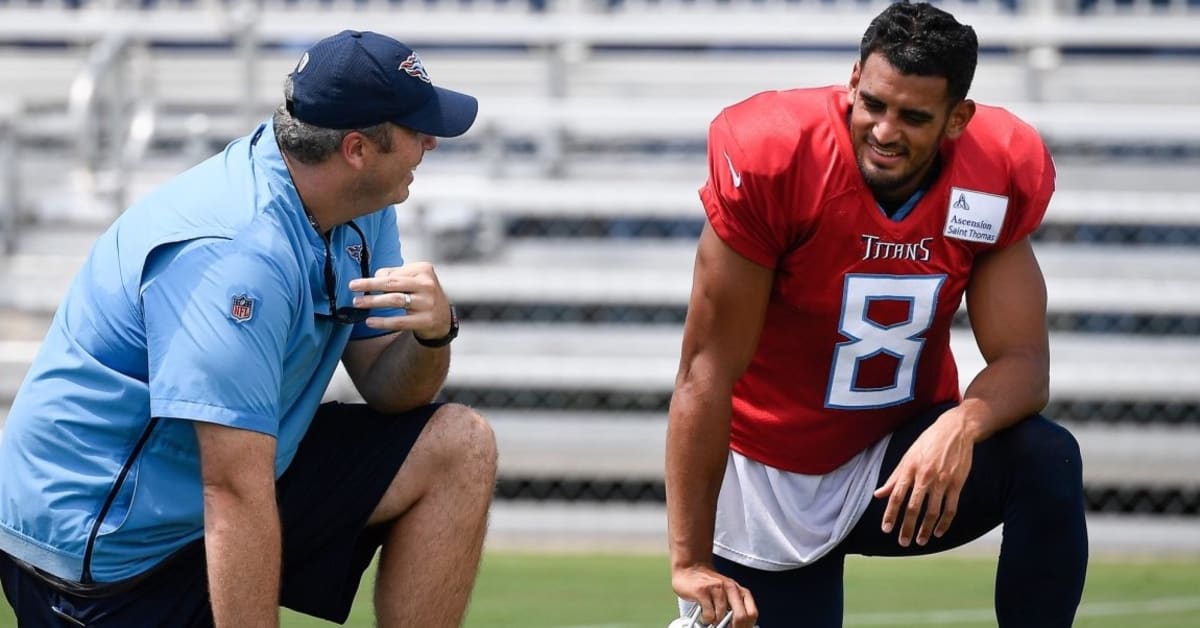 Falcons agree to terms on two-year contract with veteran QB Marcus Mariota