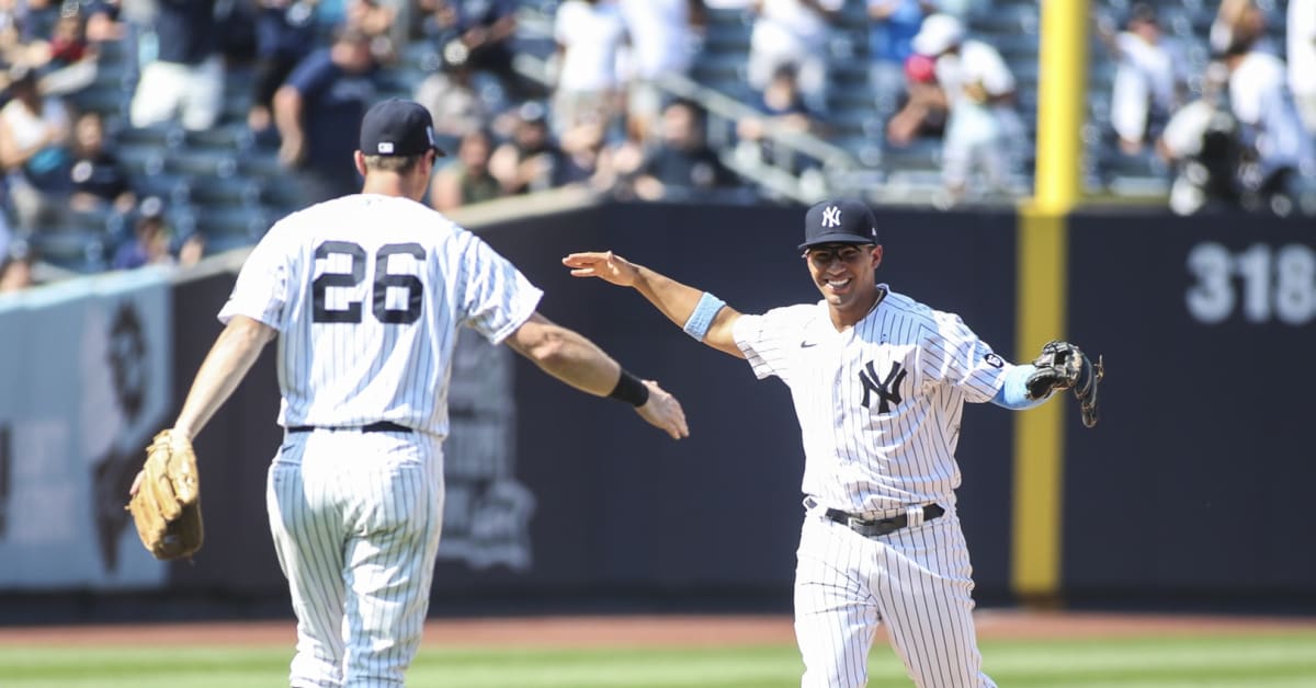 New York Yankees on X: Gleyber & Otto are reppin' their roots, J.A.  and Zack are giving some friendly spelling reminders, and DJ Big Fundy  LeMahieu is making his debut. #PlayersWeekend  /