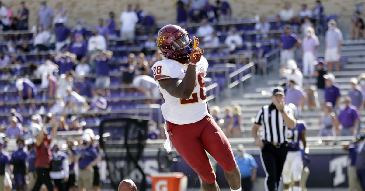 Iowa State RB Breece Hall Excited to Play With New York Jets RB Michael  Carter - Sports Illustrated New York Jets News, Analysis and More