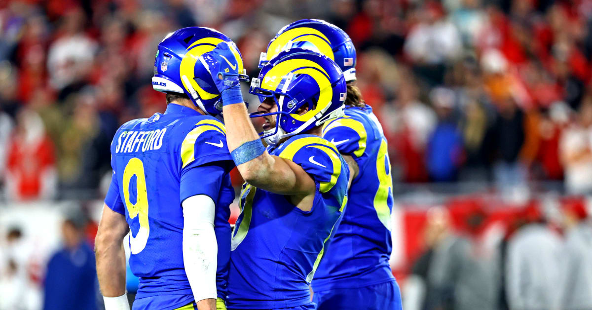 Cooper Kupp Matt Stafford Aaron Donald 2021 Los Angeles Rams Super