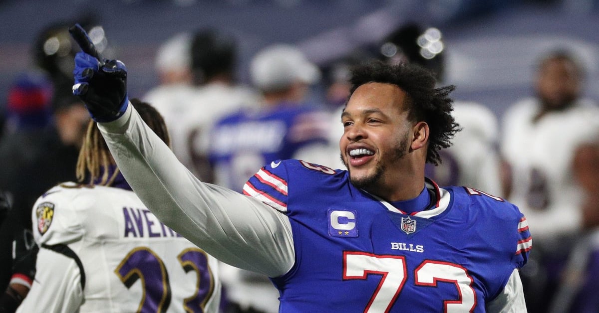 Buffalo Bills NFL Dion Dawkins On-Field Sideline Logo