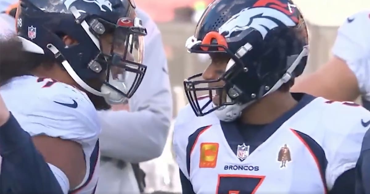 Broncos' Mike Purcell explodes at Russell Wilson during loss