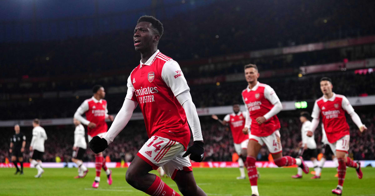 Eddie Nketiah, Arsenal Grind Out Dramatic Win Vs Manchester United ...