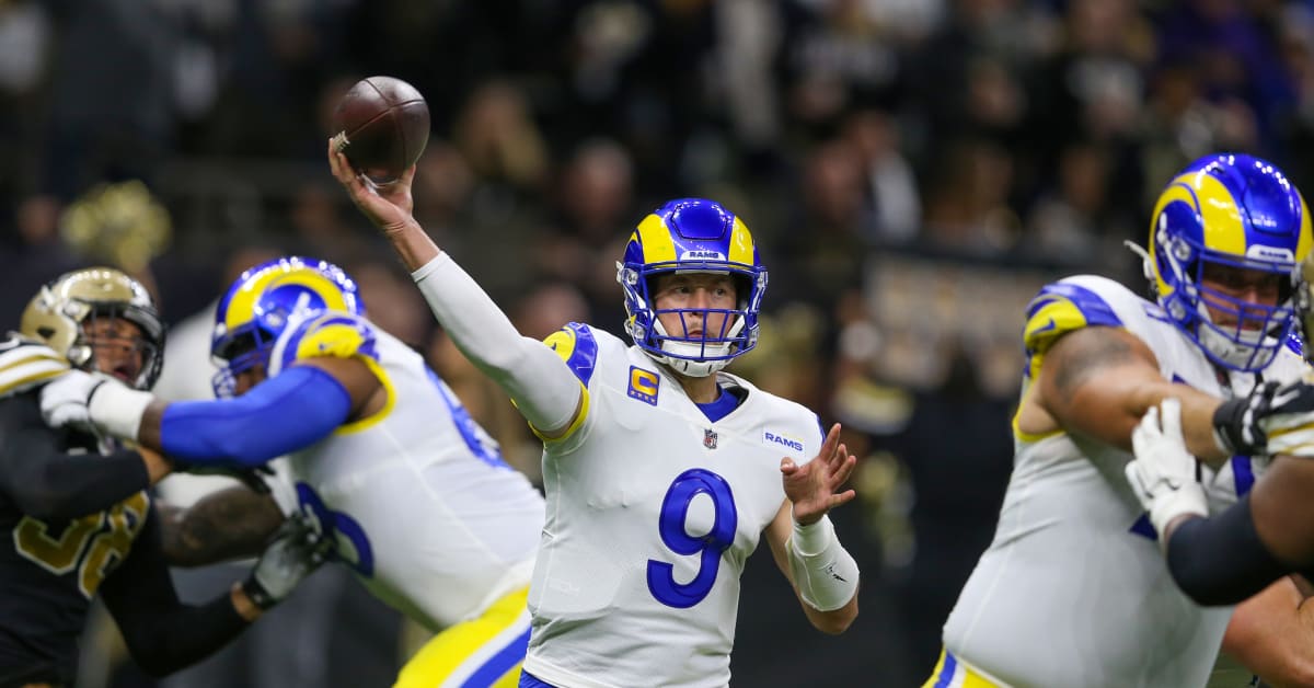 Offensive lineman John Williams of the Los Angeles Rams looks on