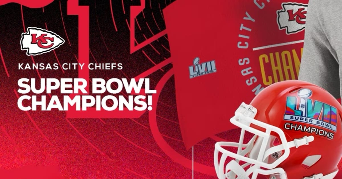 Kansas City Chiefs Super Bowl Champions 2023 2022 LVII Double