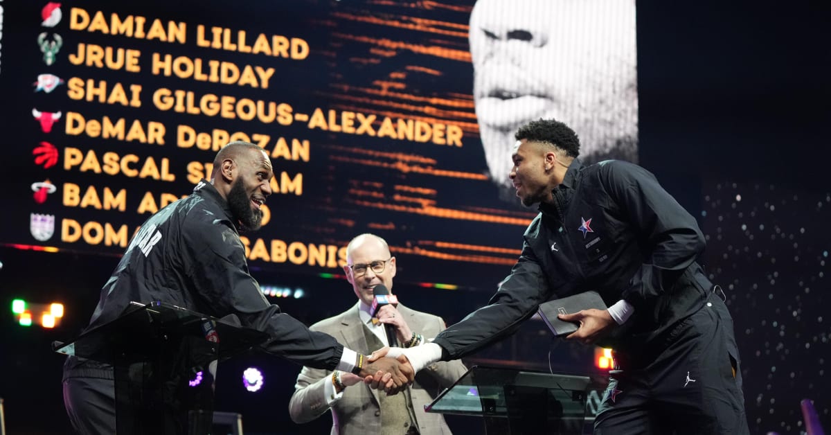 LeBron James takes Giannis Antetokounmpo first in 2021 NBA All-Star draft;  Utah Jazz stars go last - ABC7 New York