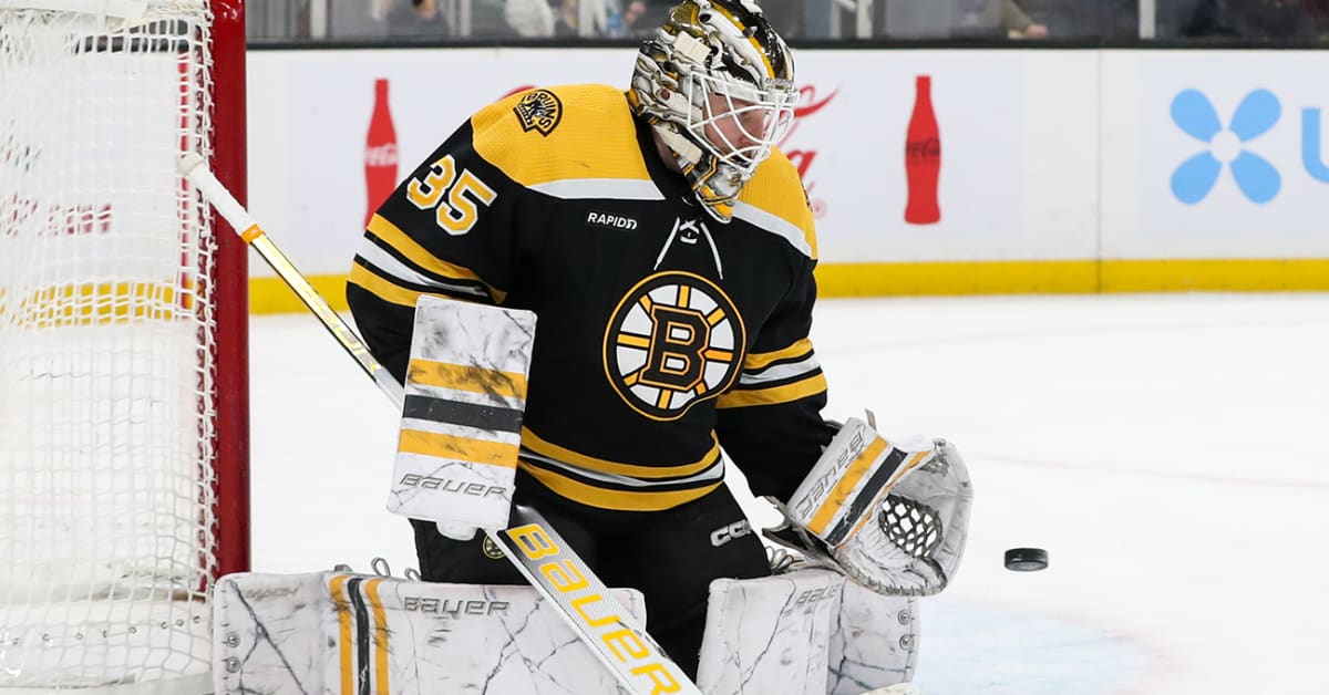 Linus Ullmark, Bruins Goalkeeper, Scores Remarkable Goal Vs. Canucks ...