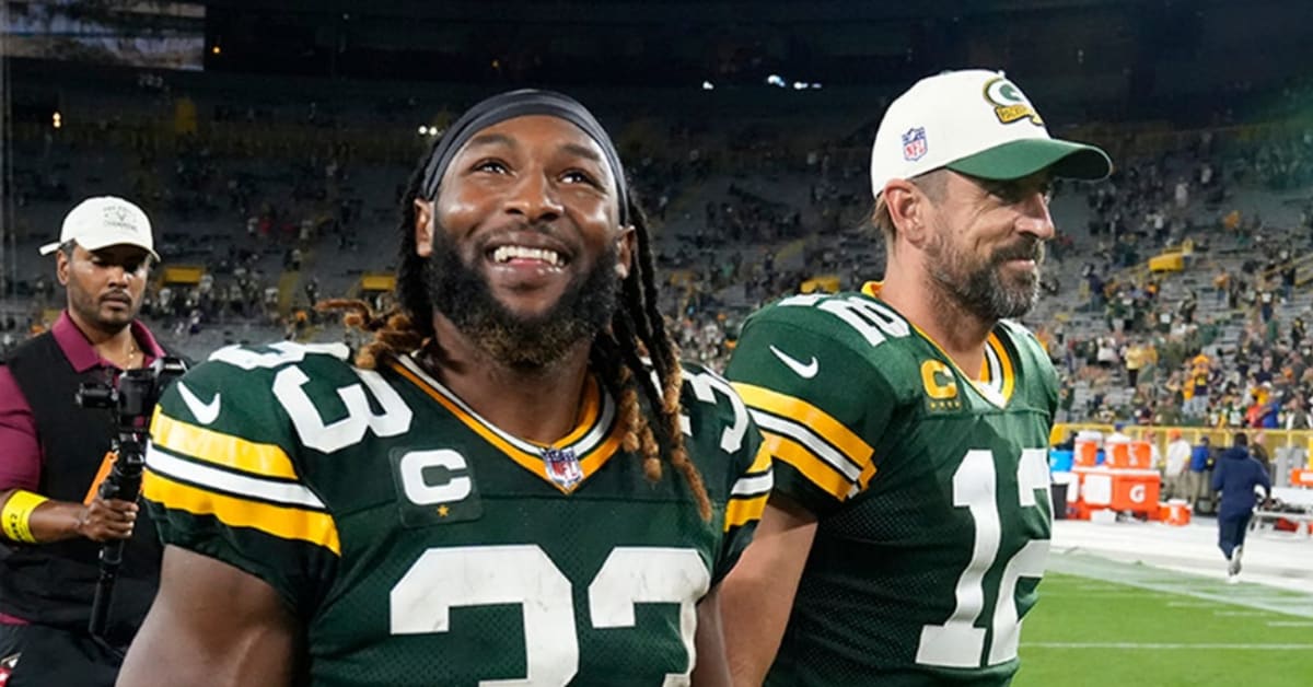 Packers’ Aaron Jones Has Message For Jets Fans Amid Aaron Rodgers ...