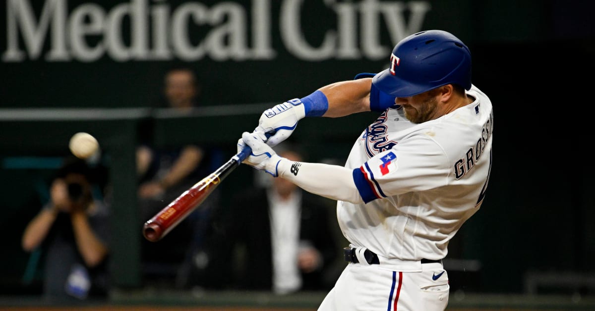 Watch Robbie Grossman Hits First Texas Rangers Home Run Sports