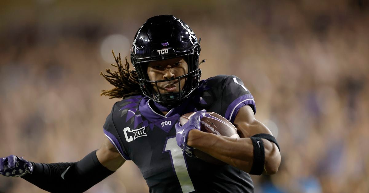 Nfl Draft Atlanta Falcons Have Visit With Star Tcu Horned Frogs Wr Quentin Johnston Sports 9340