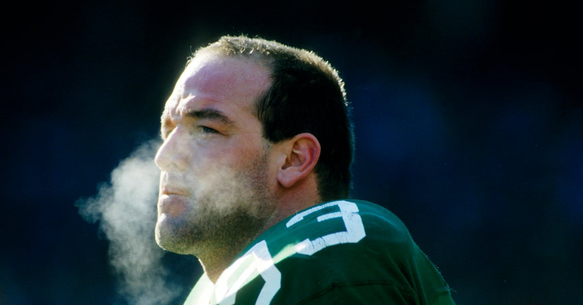 Press Photo Marty Lyons defensive tackle New York Jets