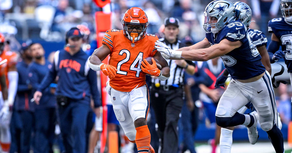 Chicago Bears Training Camp Battle: Khalil Herbert vs Roschon Johnson -  Windy City Gridiron