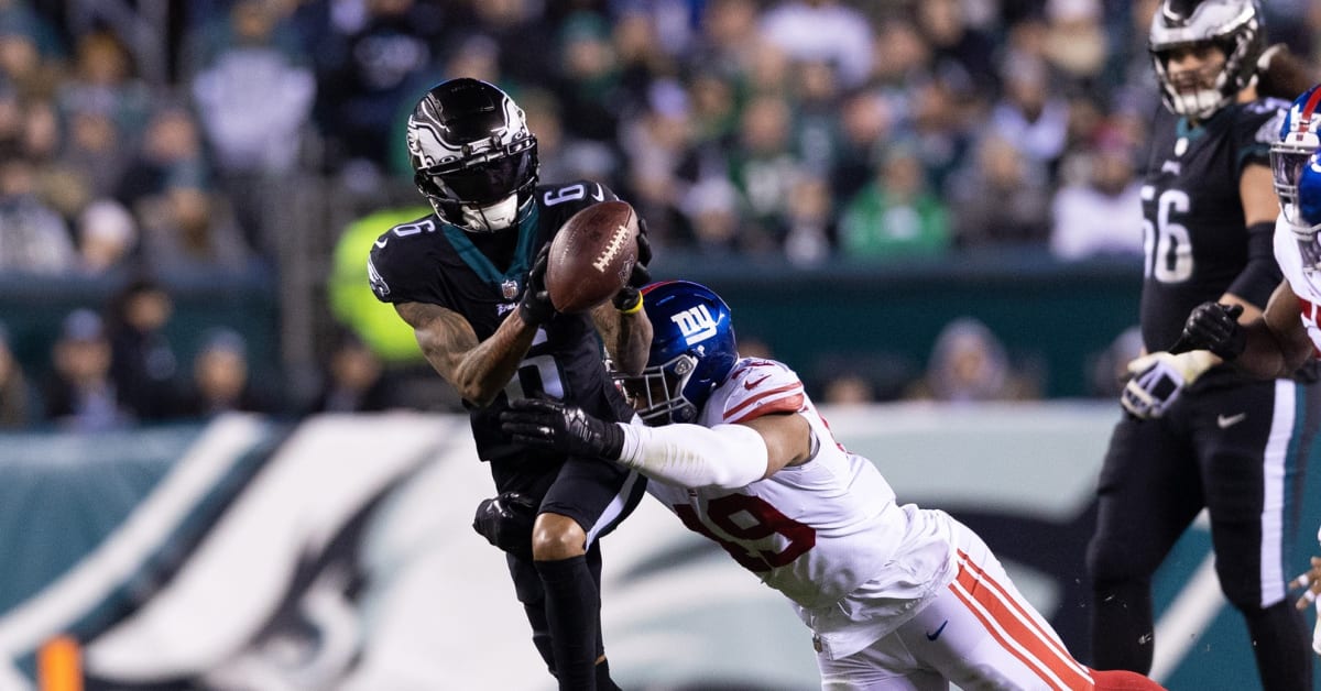 New York Giants' Tomon Fox plays during an NFL football game