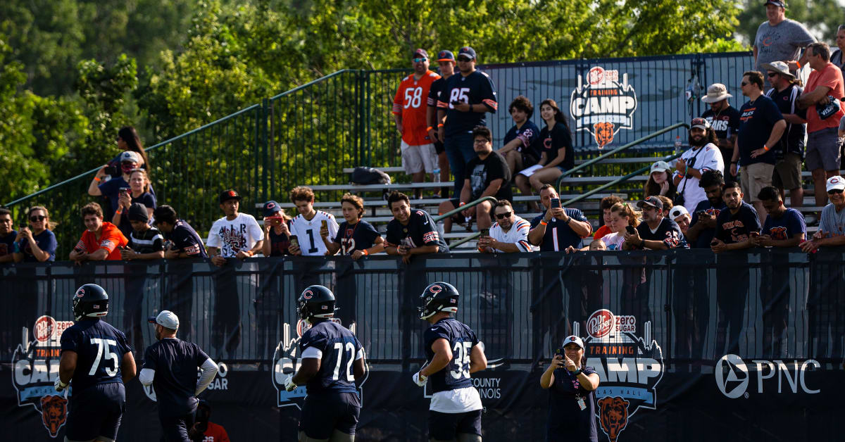 Bears announce 100% full capacity for upcoming season; limited fans at  training camp