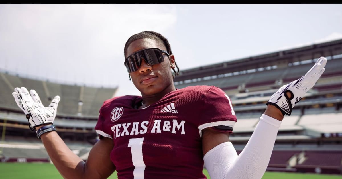 2024 4-Star WR Drelon Miller Commits To Texas A&M Aggies - Sports ...