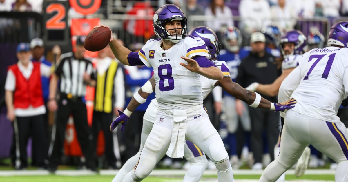 Las Vegas, Nevada, USA. 3rd Feb, 2022. Minnesota Vikings quarterback Kirk  Cousins (8) during the NFC