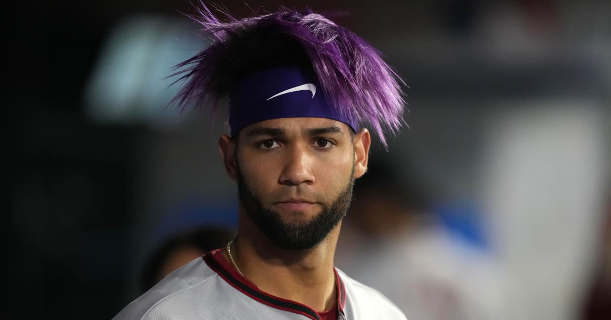 PHNX Diamondbacks on X: Lourdes Gurriel Jr is now 7-for-12 with 3 home  runs, 4 walks, and one strikeout since @Cap_Kaveman dyed his hair purple.  These are facts.  / X