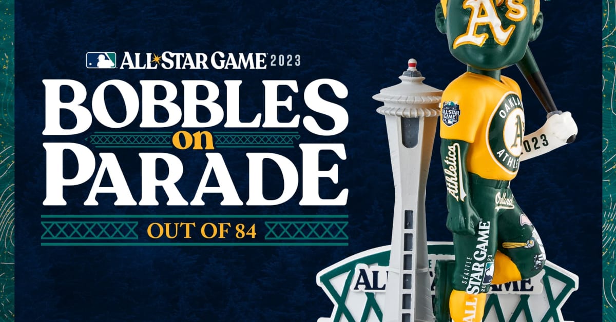 Oakland Athletics 2023 All-Star Bobbles on Parade Bobblehead Officially Licensed by MLB