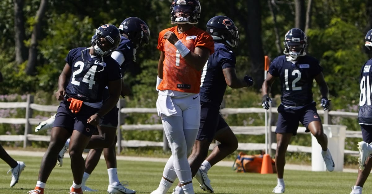 Chicago Bears training camp: Justin Fields' red-zone connections