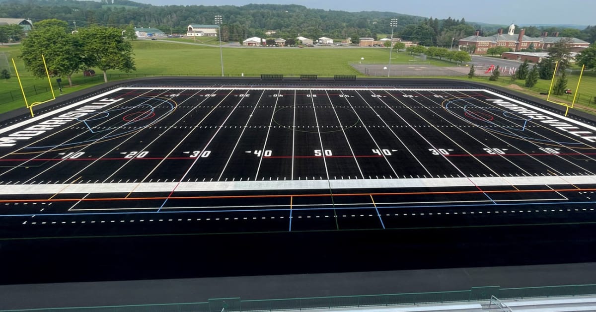 SUNY Morrisville Football: Mustangs Unveil New Playing Field With Black ...