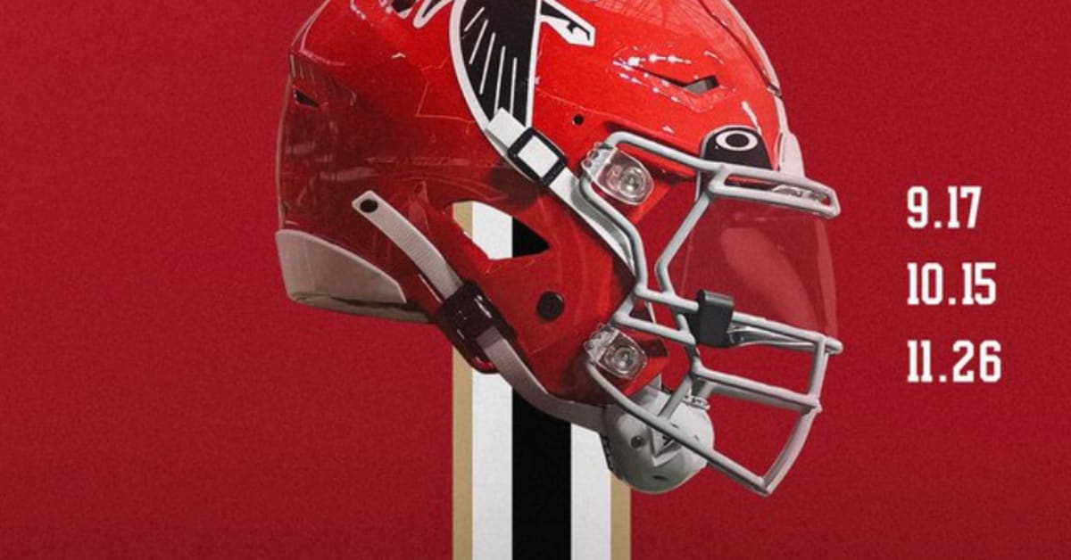 LOOK! Atlanta Falcons Reveal Throwback Red Helmet 3 Games Return - Sports  Illustrated Atlanta Falcons News, Analysis and More