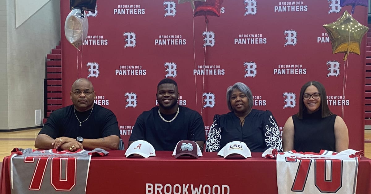 Brookwood Panther Third Offensive Lineman in Alabama's 2024