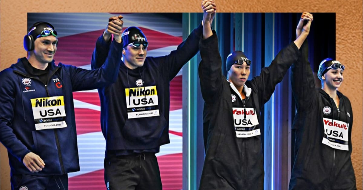 Kate Douglass Helps Team USA Win Bronze in Mixed 4x100 Medley Relay ...