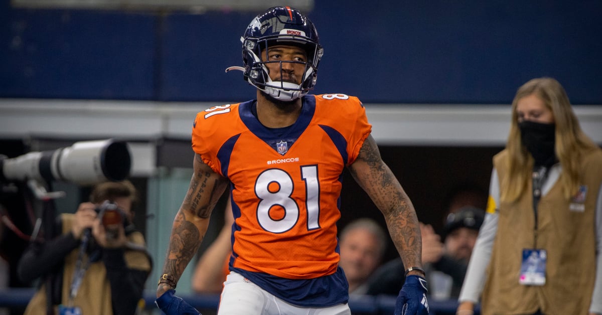 Denver Broncos WR Tim Patrick has torn his Achilles; out for the